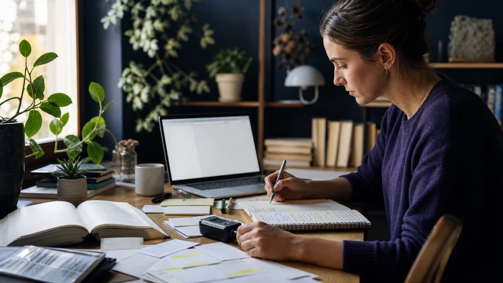 A content strategist researching customer questions and writing useful search content